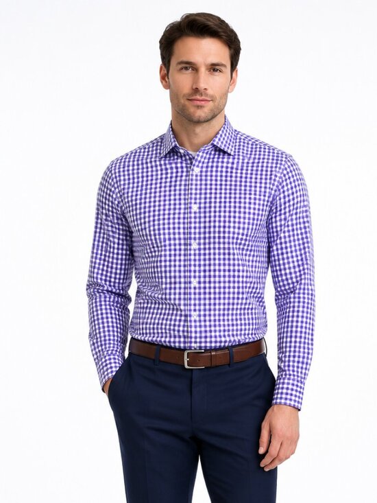 Lauren Ralph Lauren Other - Lauren Ralph Lauren Slim Fit Gingham Dress Shirt 15.5 32/33 Non-Iron